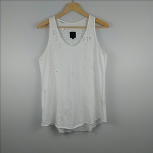 RtA Distressed "Allison" Racerback Tank Top
